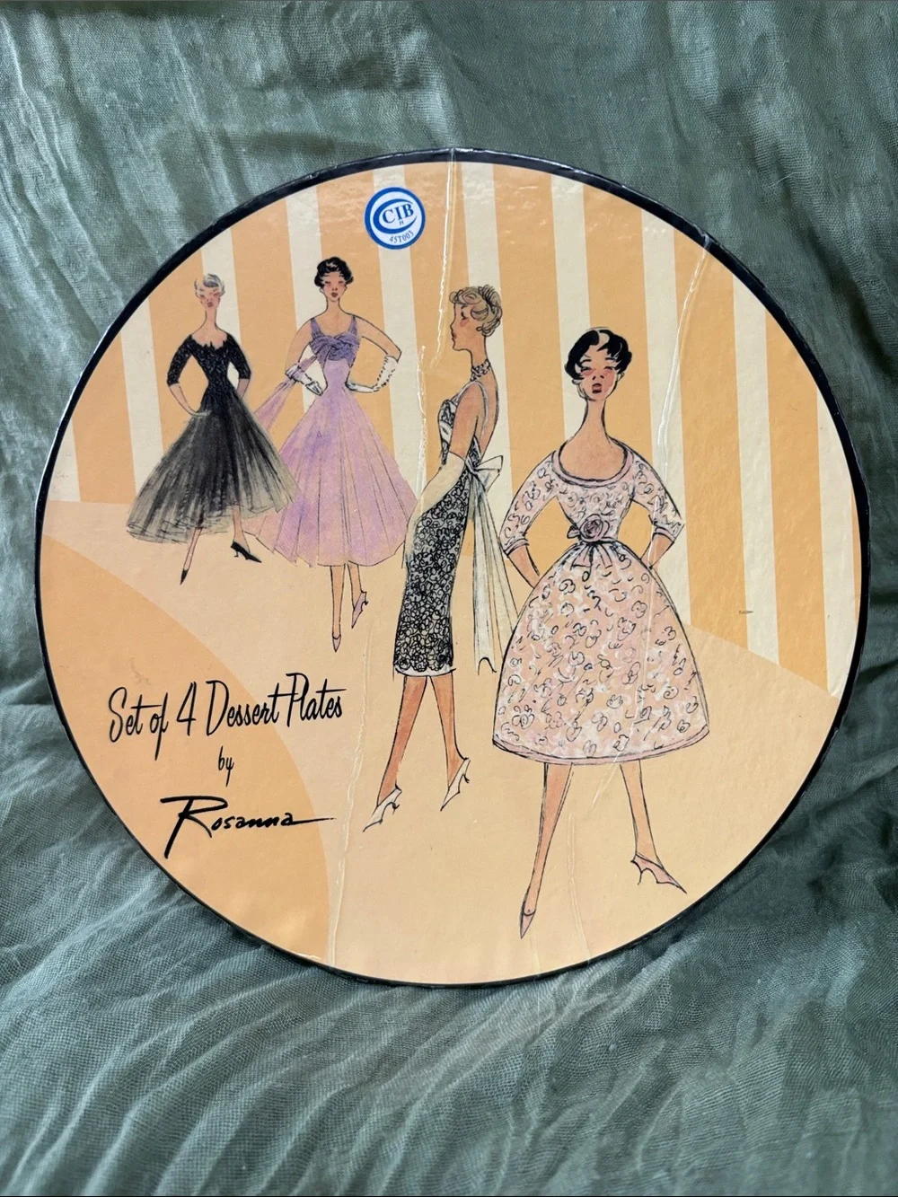 Vintage Look Rosanna Dessert Plate Set